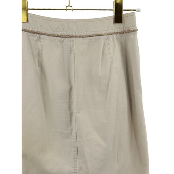 The Limited Chinos Womens Khaki‎ Skirt Size 0 Decorative Buttons - Picture 6 of 7